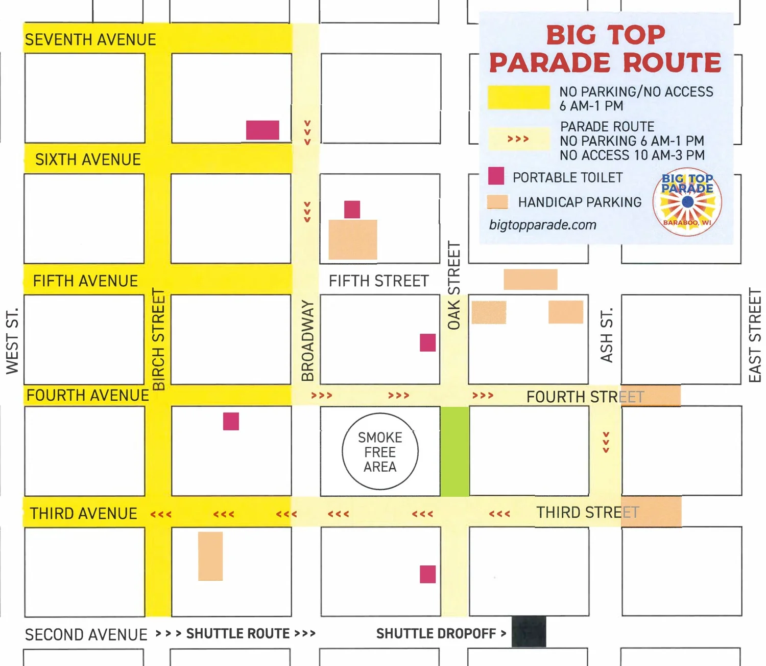 Parade Map