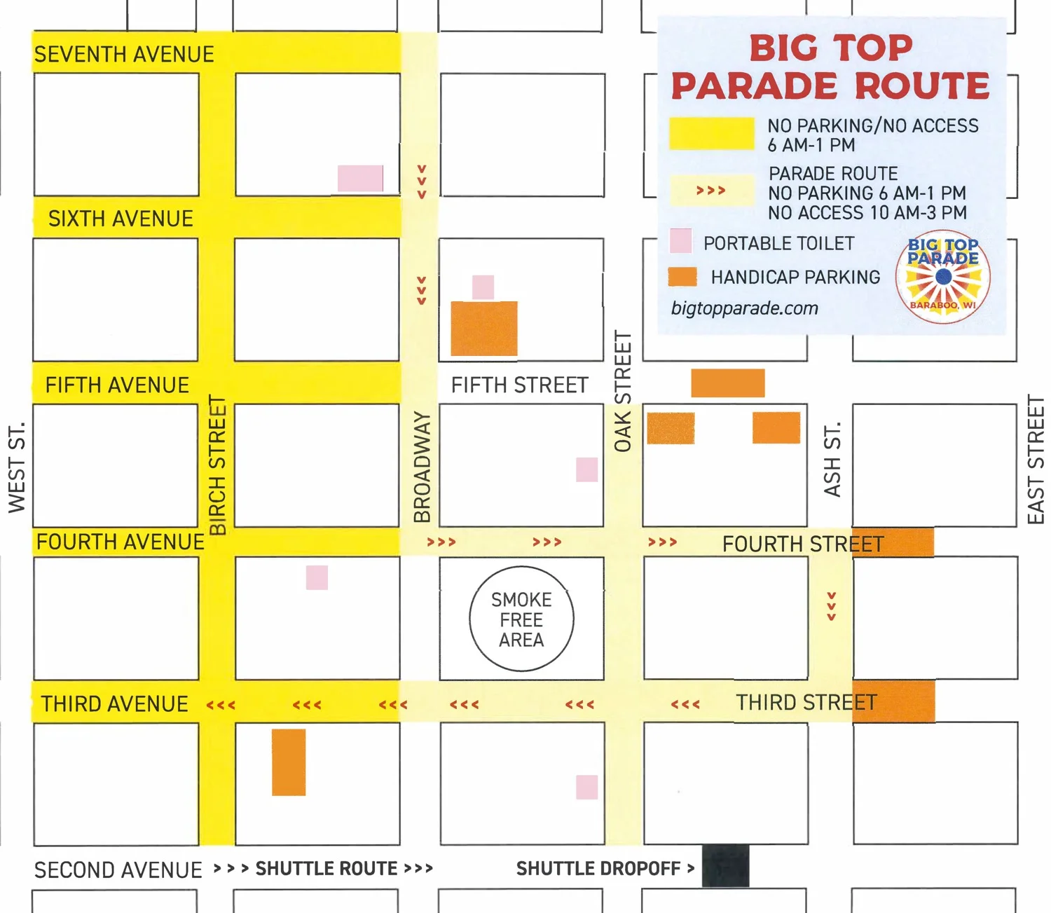 Parade Map