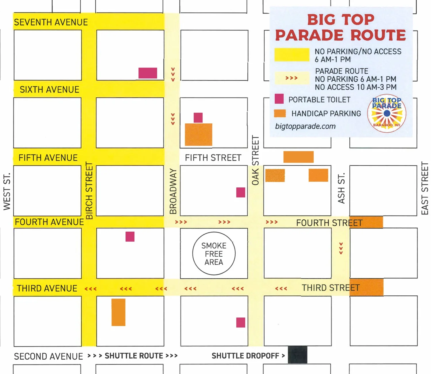 Parade Map